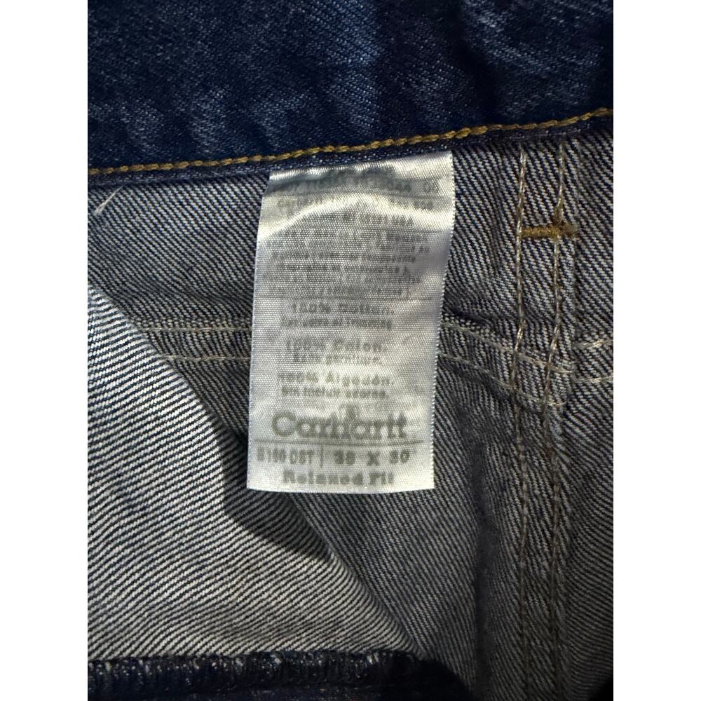 NWT Carhartt B160 DST Relaxed Fit Straight Leg Denim Work Jeans - 38x30 - Picture 5 of 6